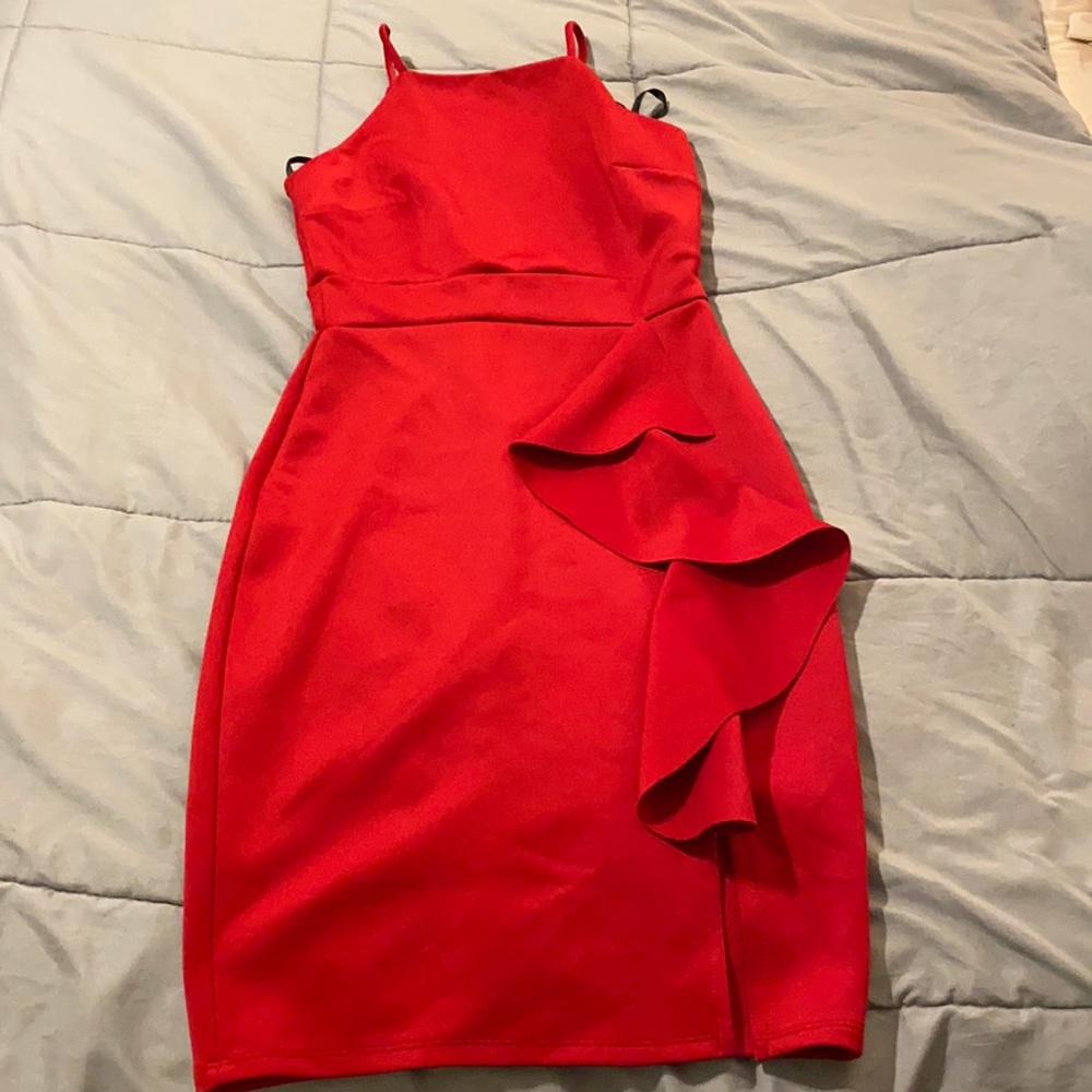 Red dress size S